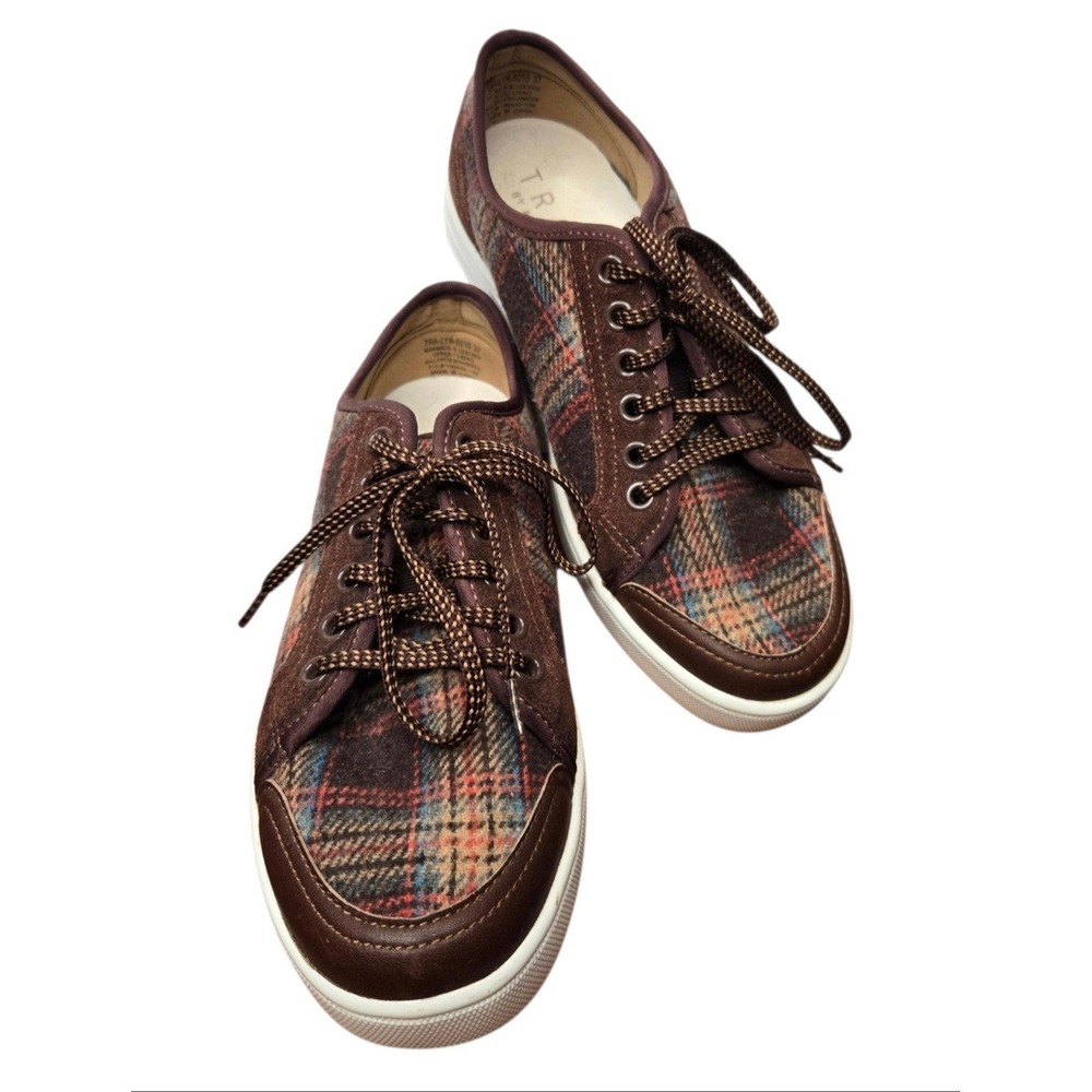 TRAQ by Alegria Lyriq Sneakers‎ 37 Flannely Brown Comfort Shoe Fall Cottagecore